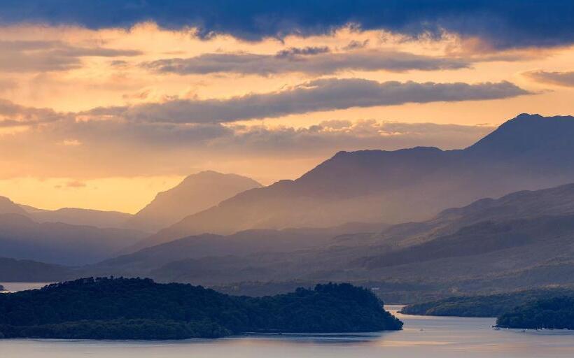 キングサイズベッドのデラックスルーム, Braeside Guest House, Loch Lomond