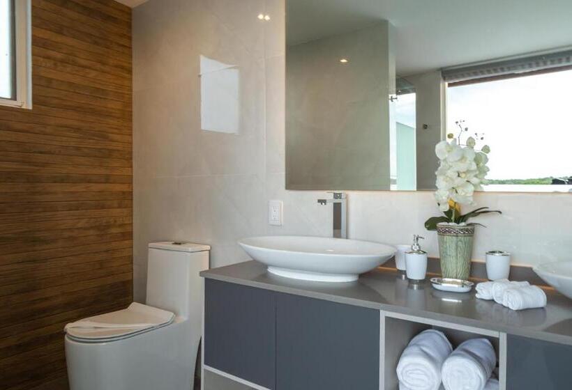 １ベッドルームのデラックスアパートメント, Fabulous & Exclusive Apartments With Sea View Pool Bbq Garden