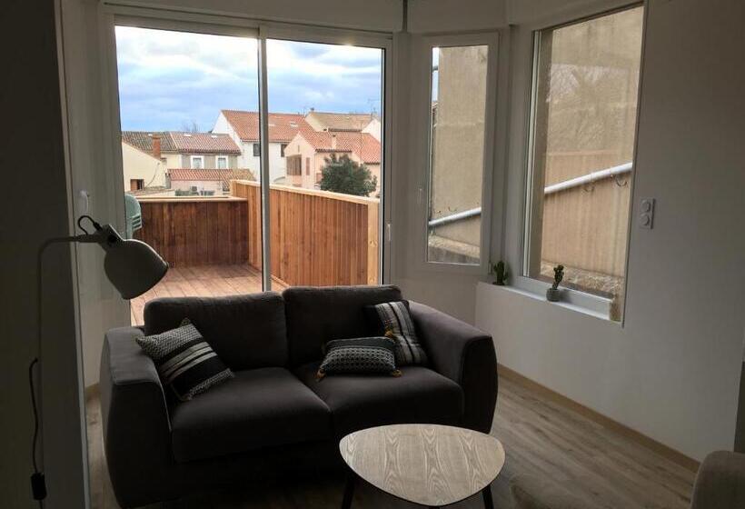 آپارتمان 1 خوابه با چشم‌انداز باغ, La Cathare Appartement