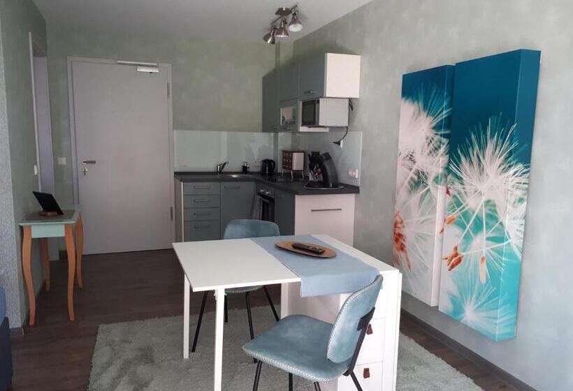 Апартаменты 1 Спальня с Террасой, Aparthotel Stadtallendorf