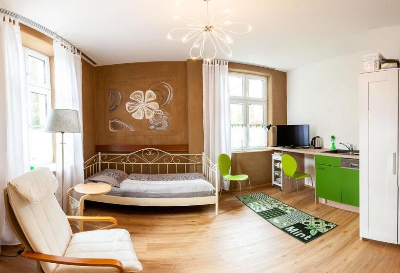 Apartamento 1 Quarto Rés-do-chão, Pension City Kontor Erfurt