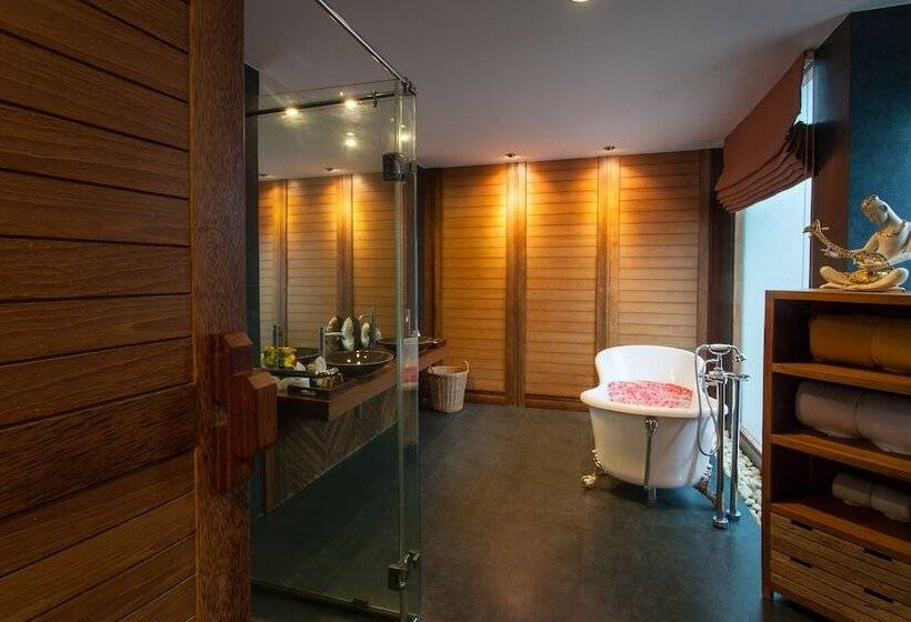 ویلای یک اتاق خوابه با استخر شنا, Tango Luxe Beach Villa, Koh Samui