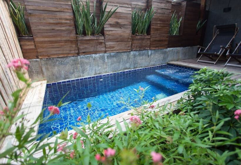 ویلای یک اتاق خوابه با استخر شنا, Tango Luxe Beach Villa, Koh Samui