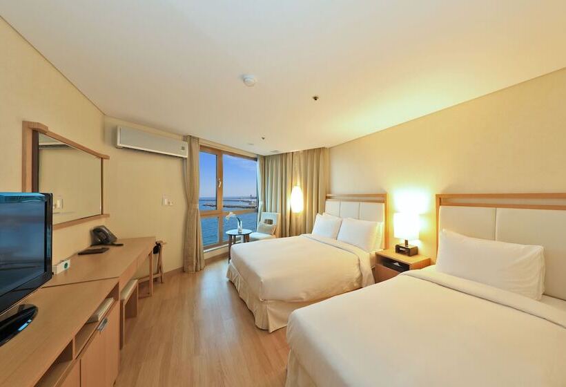 اتاق استاندارد با چشم‌انداز دریا, Ocean Suites Jeju