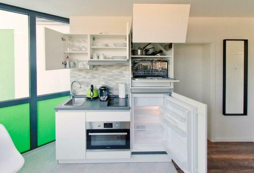آپارتمان راحتی 1 خوابه, Eco Smart Apartments Nurnberg Sud