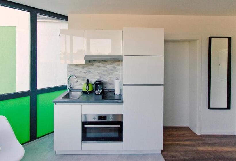 آپارتمان راحتی 1 خوابه, Eco Smart Apartments Nurnberg Sud