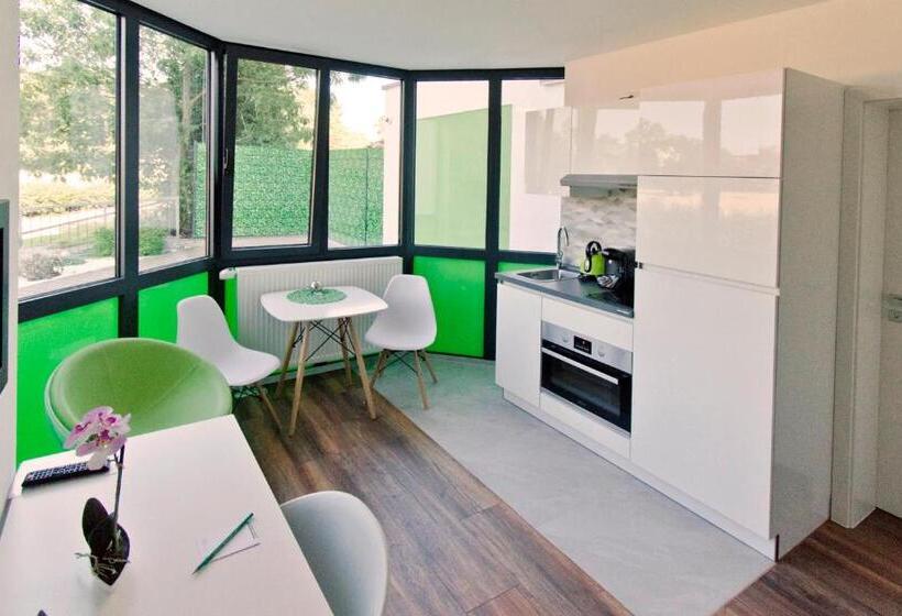آپارتمان راحتی 1 خوابه, Eco Smart Apartments Nurnberg Sud