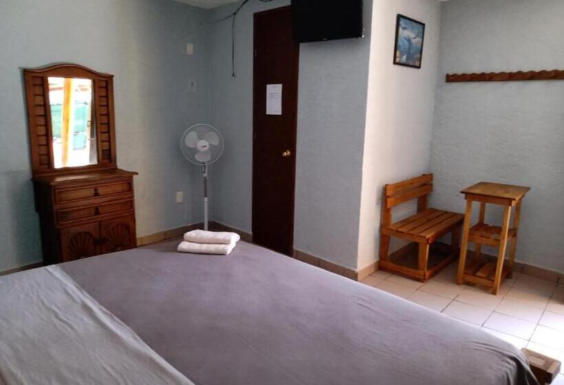 带大床的标准间, Hospedaje San Antonio Tepoztlán
