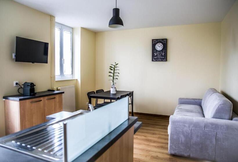 Апартаменты 1 Спальня Вид на Сад, Residence Des Portes Du Velay