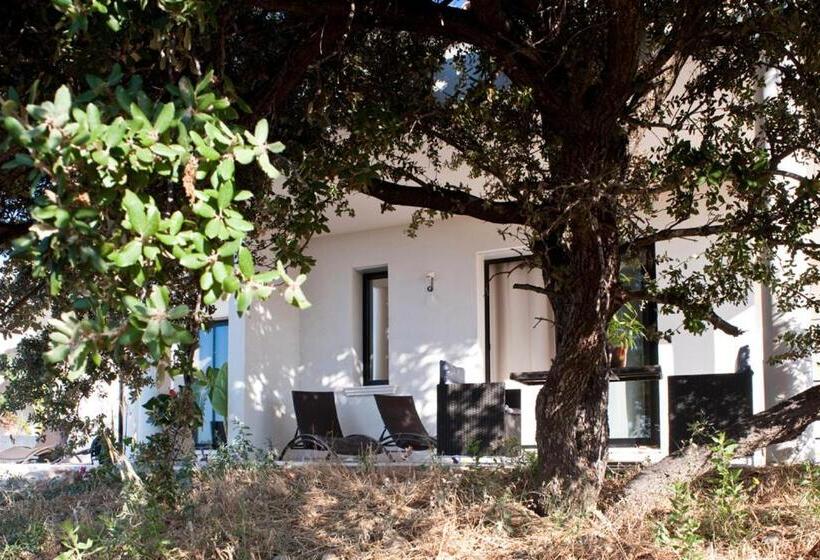 اتاق استاندارد با تراس و چشم‌انداز دریا, Villa Les Restanques