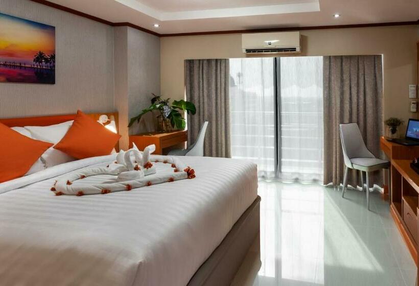 Номер Deluxe, 7 Days Premium Hotel Bangna   Suvarnabhumi Airport
