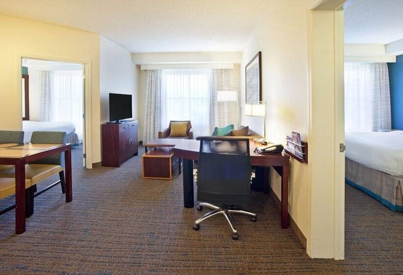 침실 2개 스위트, Residence Inn Baltimore Hunt Valley