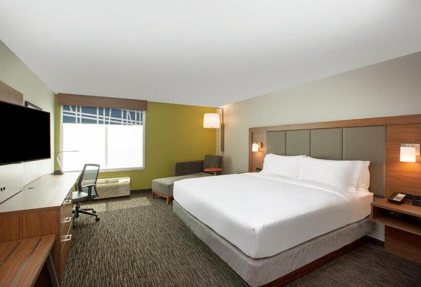 适合残疾人士使用的带超级大床的标准间, Holiday Inn Express Hotel & Suites Columbus, An Ihg