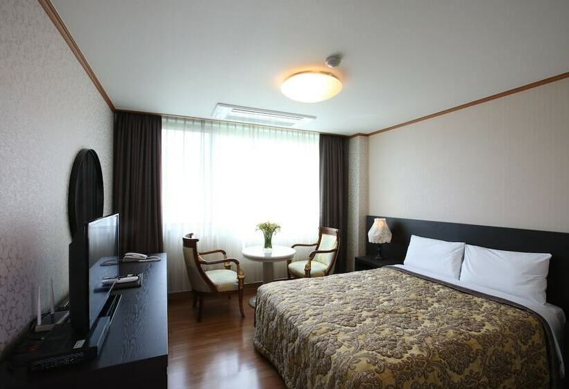 اتاق استاندارد با تخت دوبل, Danyang Tourist Hotel Edelweiss
