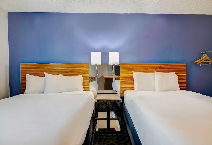 스탠다드 룸 더블 침대 2개, Motel 6 Arlington Tx Entertainment District