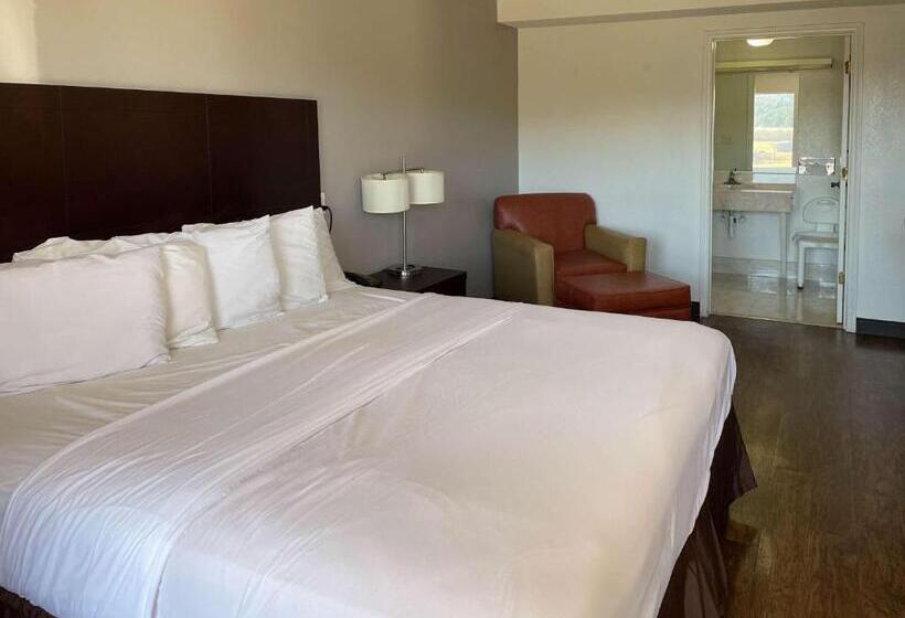 带大床的豪华间, Motel 6 Fancy Gap Va