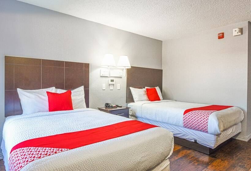 带2个双人床的标准工作室, OYO Hotel Irving DFW Airport South