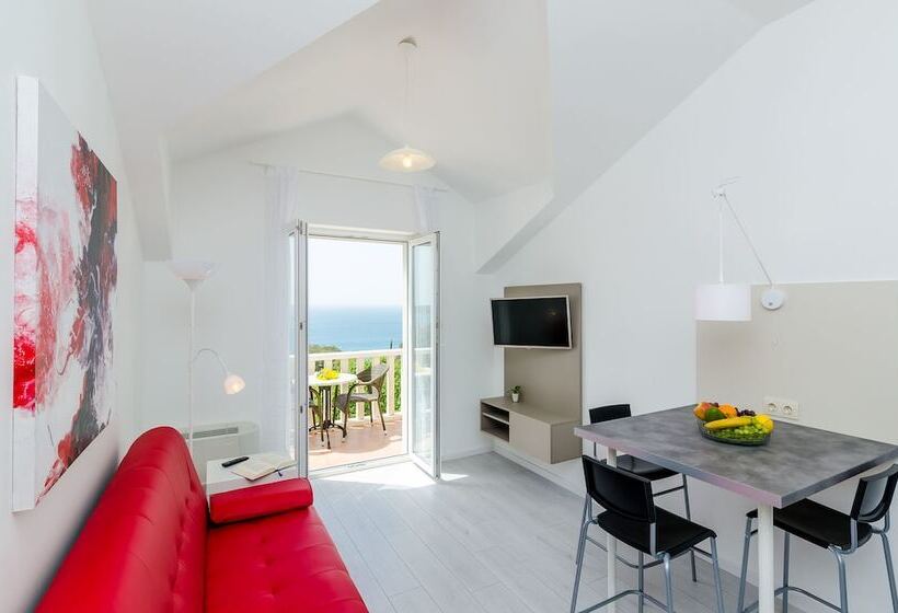آپارتمان پرمیوم 1 خوابه با چشم‌انداز دریا, Villa Panorama Dubrovnik