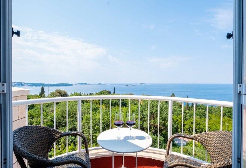 اتاق راحتی با چشم‌انداز دریا, Villa Panorama Dubrovnik