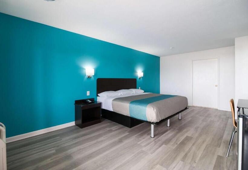 适合残疾人士使用的带超级大床的标准间, Motel 6 Metropolis, Il