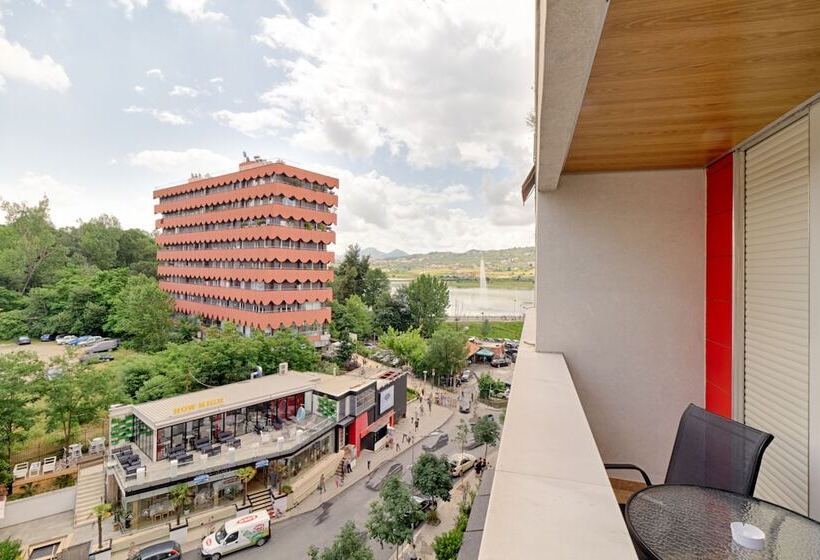 침실 2개 아파트, The Rooms Serviced Apartments Tirana