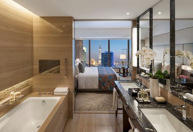 اتاق استاندارد با تخت دوبل, Mandarin Oriental Pudong, Shanghai