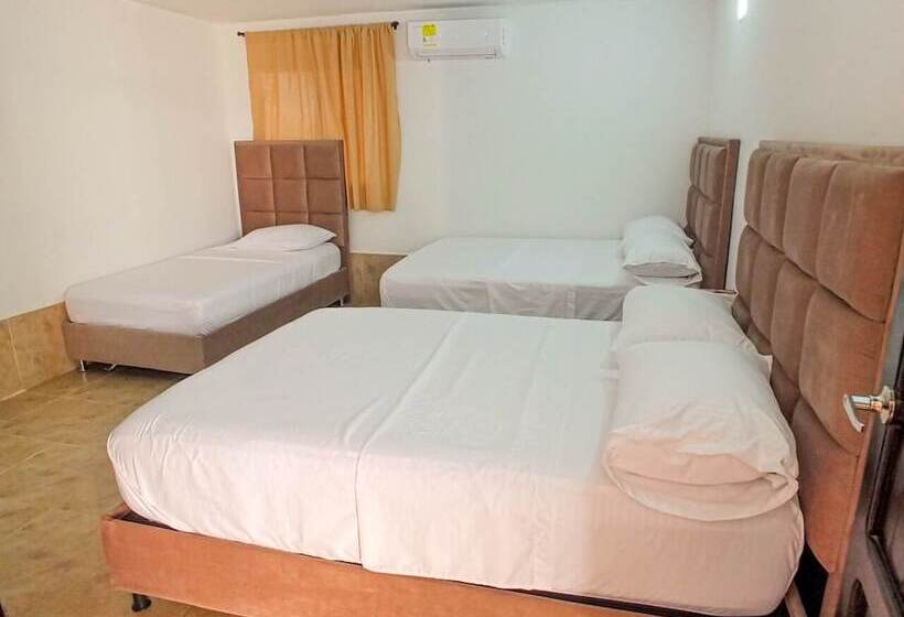 اتاق استاندارد چهار تخته, Los Veleros Santa Marta