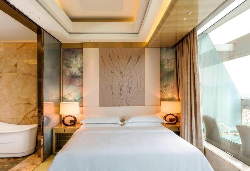 اتاق استاندارد با تخت بزرگ, Sheraton Huzhou Taihu Lake Hot Spring Resort & Spa