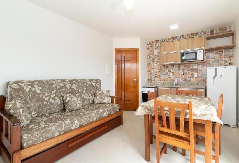 Apartamento 1 Dormitório, Apart Hotel Canto Grande