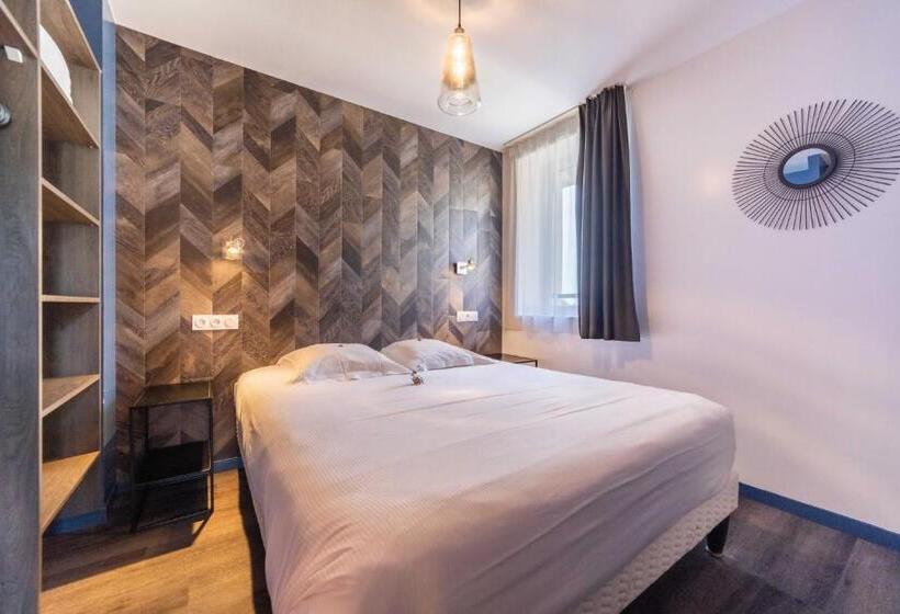 Апартаменты 1 Спальня Боковой Вид на Море, Logis Hôtel Ker Mor