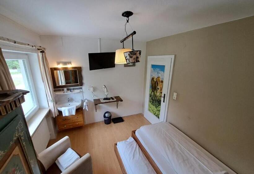 اتاق استاندارد با سرویس بهداشتی مشترک, Zur Schönen Aussicht Hotel Garni