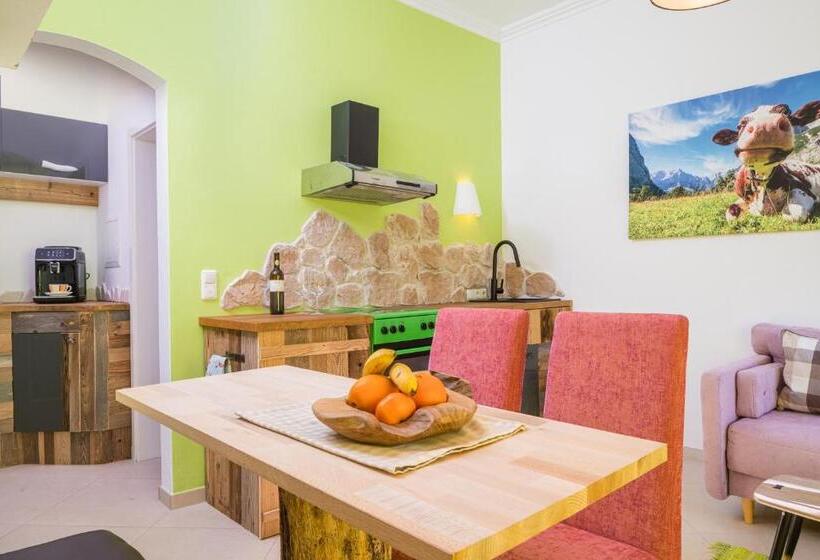 آپارتمان 1 خوابه با بالکن, Zur Schönen Aussicht Hotel Garni