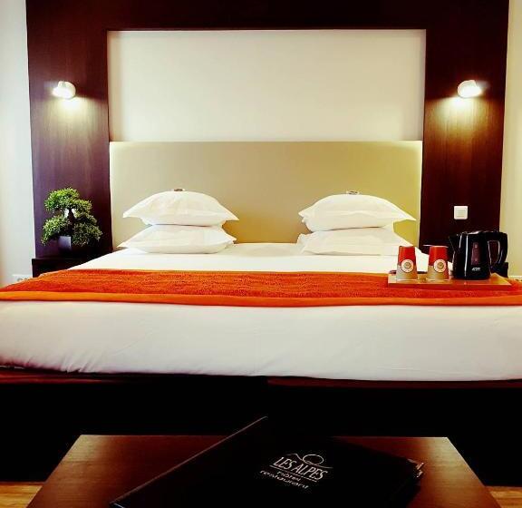 수피리어 테라스 룸, Hôtel Spa Les Alpes