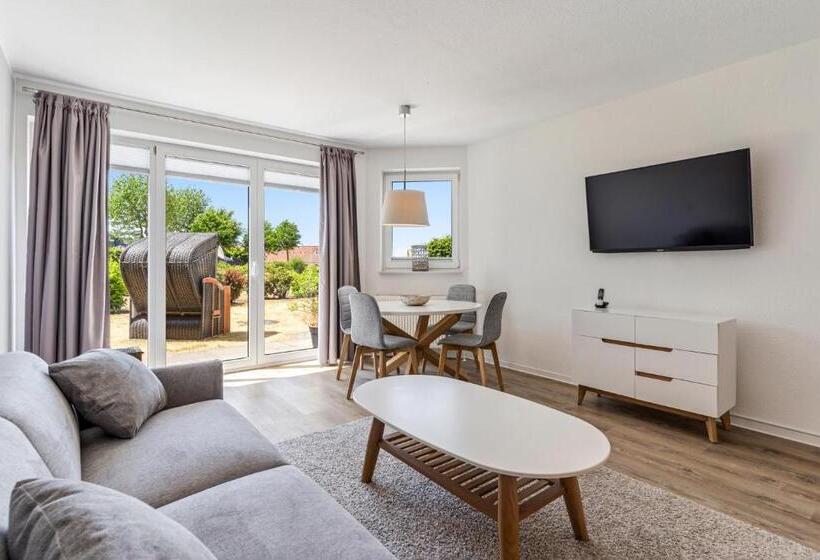 1 Schlafzimmer Apartment mit Terrasse, Strandhotel Glücksburg