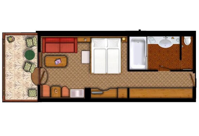 Номер Basic, Wellnessresidenz Schalber