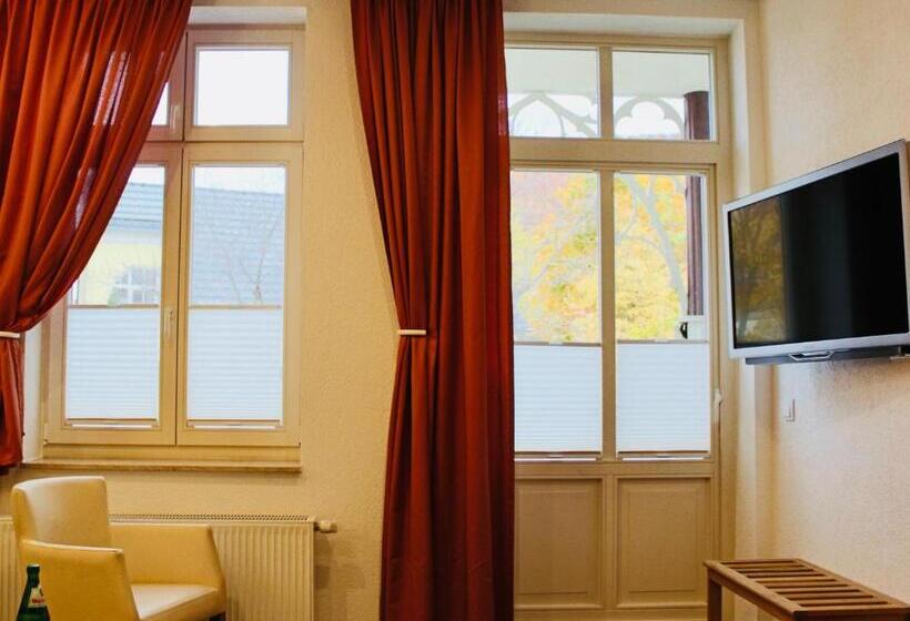 Апартаменты 1 Спальня с Балконом, Pension Kurhausblick