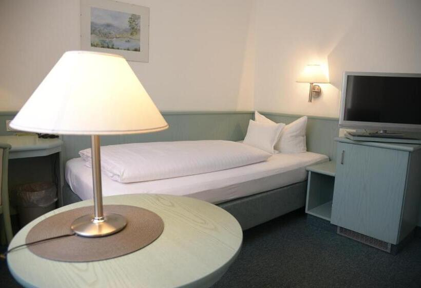Quarto Individual Interior, Till Eulenspiegel   Nichtrauchhotel   Garni