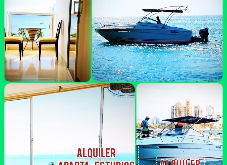 اتاق خانوادگی, Apartaestudios Luna Azul Rodadero