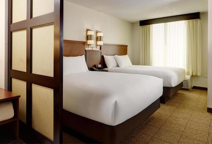 带2个双人床的标准工作室, Hyatt Place Memphis Germantown