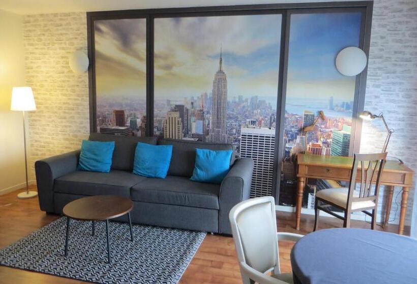 Апартаменты Семейные 1 Спальня, Residence Carouge Appart