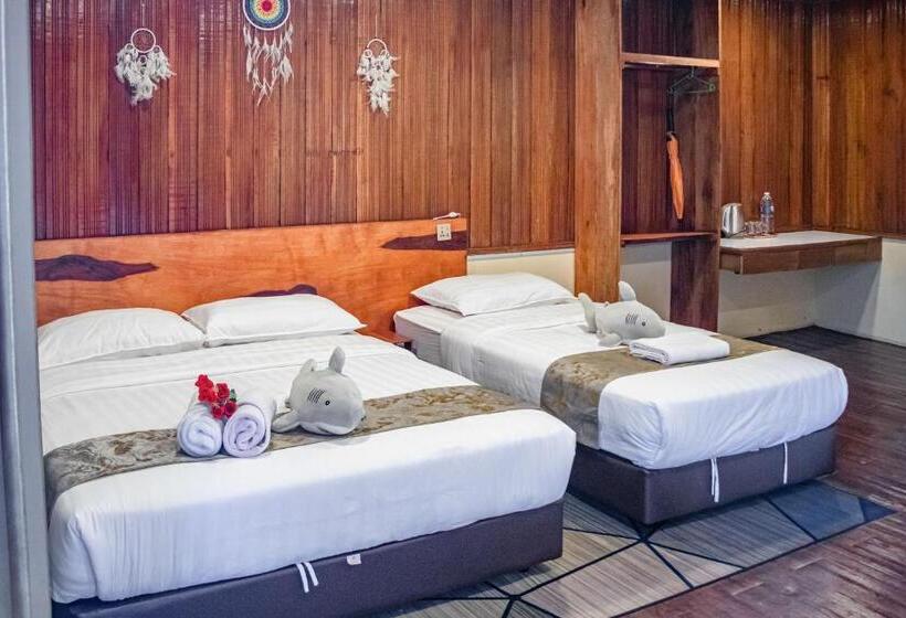 Семейный Номер Вид на Сад, Timba Garden Free Town And Jetty Transport