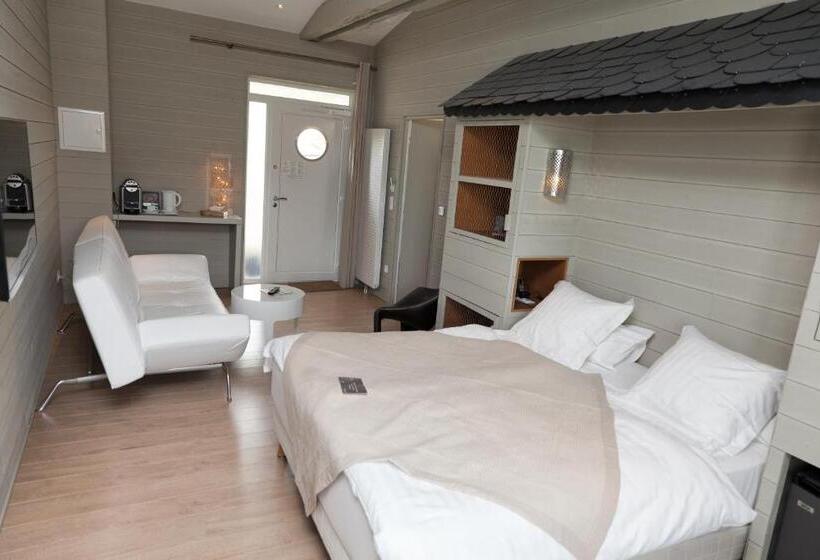اتاق لوکس با تخت بزرگ, The Originals Hôtel Le Cise Restaurant Chambres Et Suites
