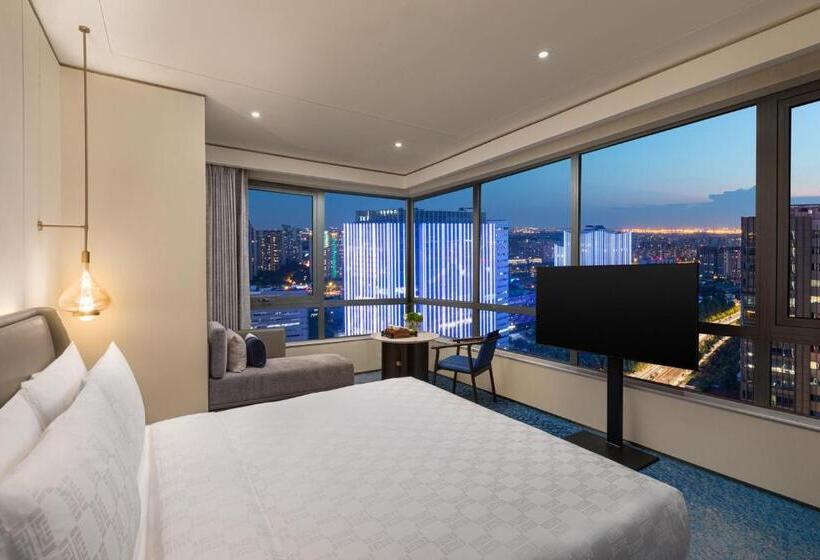 스탠다드 도시전망 룸, Hualuxe Shanghai Changfeng Park, An Ihg