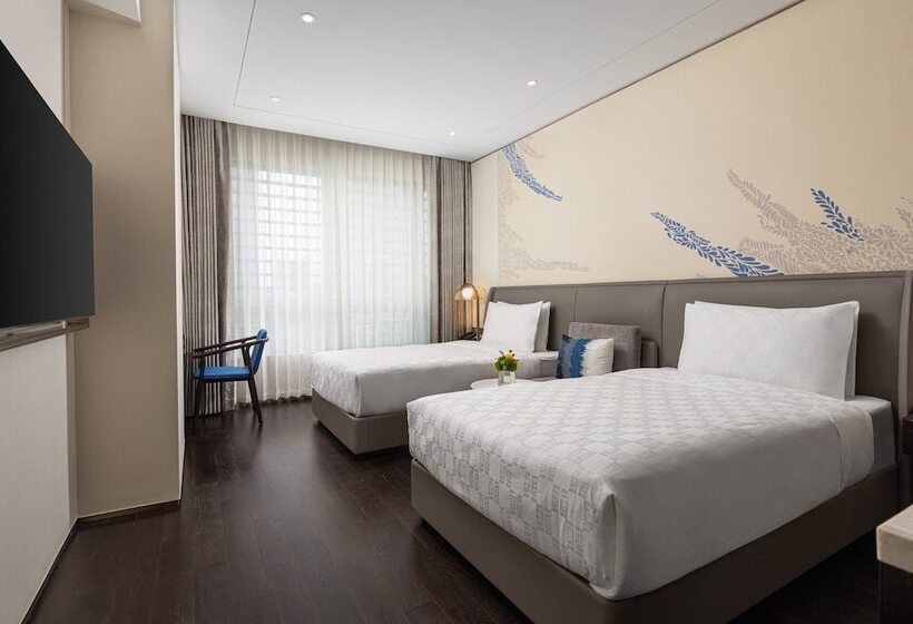 장애인을 위한 스탠다드 룸, Hualuxe Shanghai Changfeng Park, An Ihg