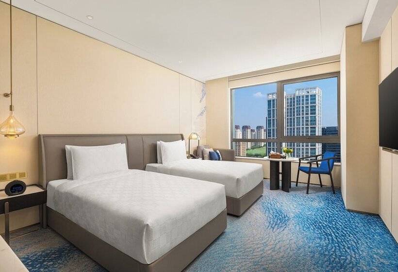 스탠다드 도시전망 룸, Hualuxe Shanghai Changfeng Park, An Ihg