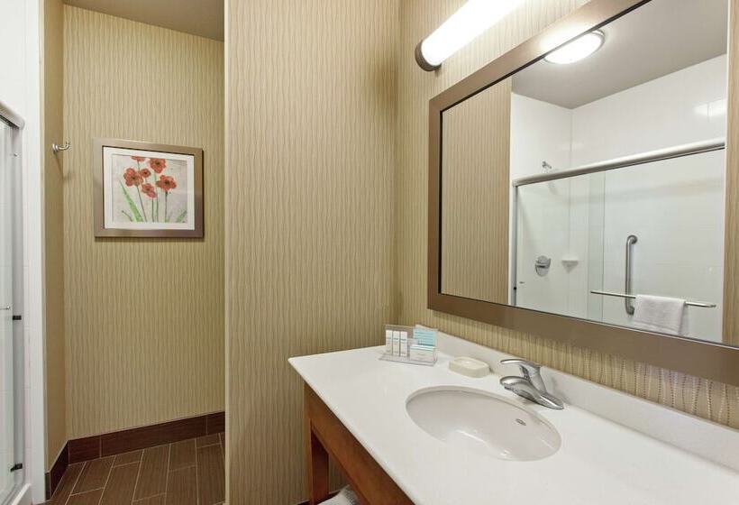 适合残疾人士使用的带双人床的标准间, Hampton Inn Seattle/everett