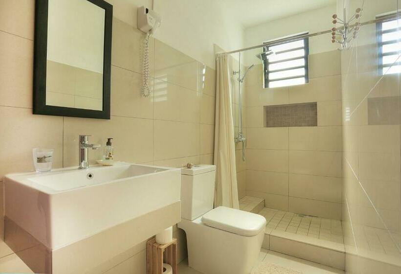 اتاق استاندارد با بالکن و چشم‌انداز دریا, Auberge Seafever