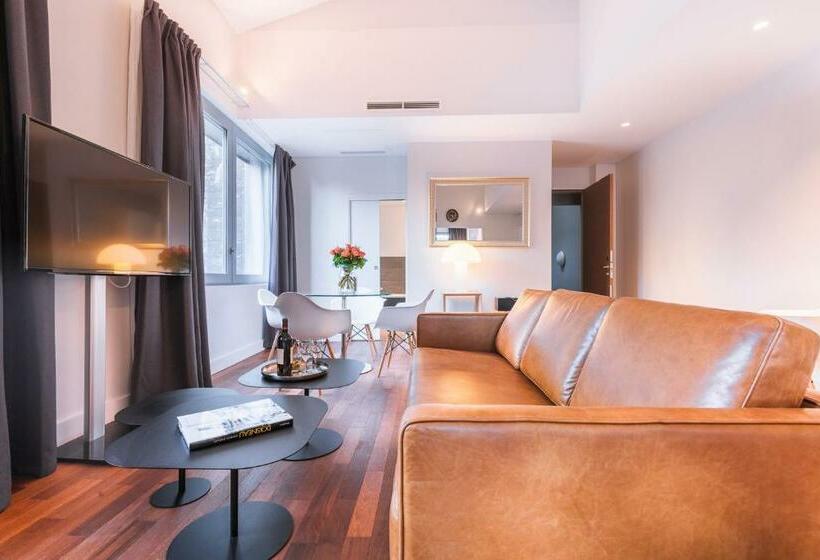 Апартаменты 1 Спальня с Террасой, Loft Luxe Hyper Centre: Terrasse/piscine/ Salle De Sport