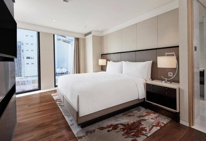 Люкс Deluxe Кровать Кинг, Jw Marriott Dongdaemun Square Seoul