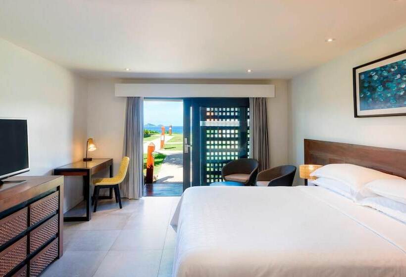 اتاق استاندارد با تخت دوبل و چشم‌انداز دریا, Sheraton Resort & Spa, Tokoriki Island, Fiji